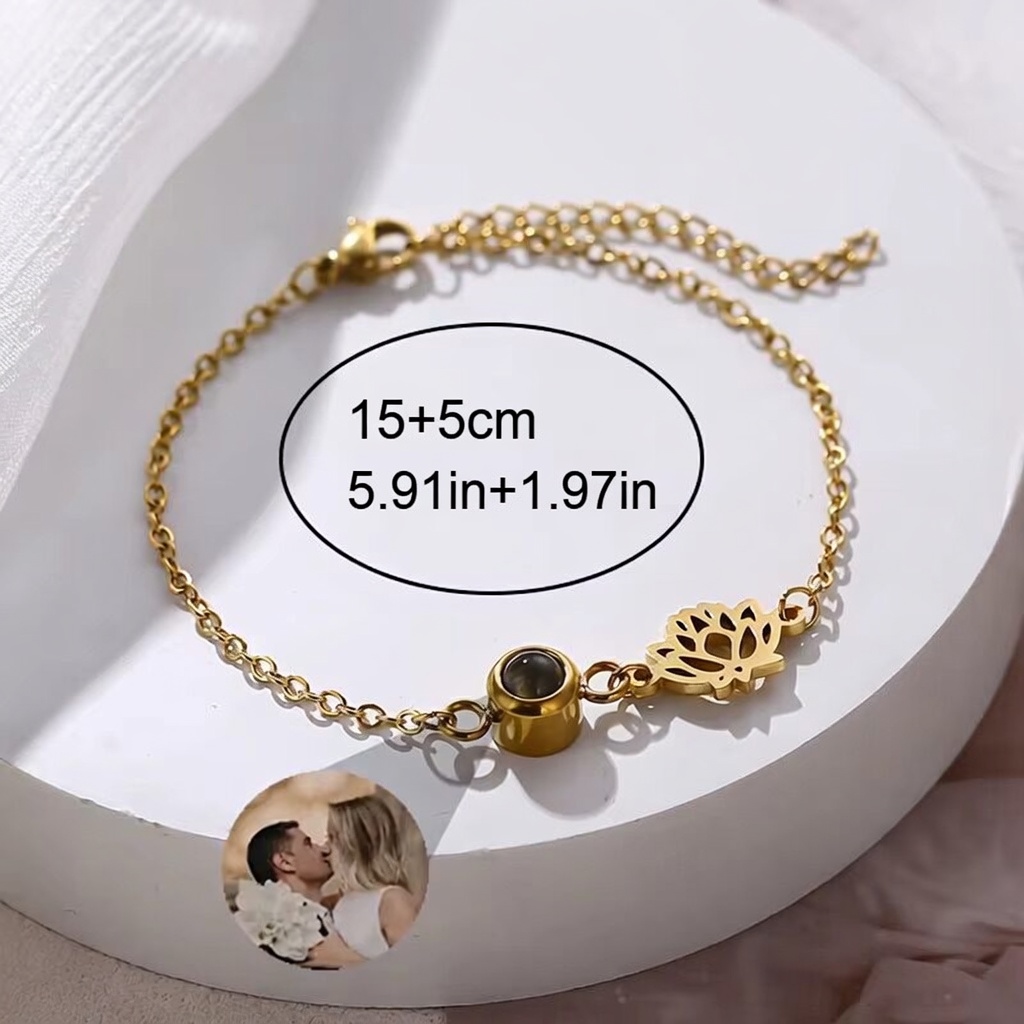 Pulsera Personalizada con Foto - Birth Flower Necklace reseña y precio