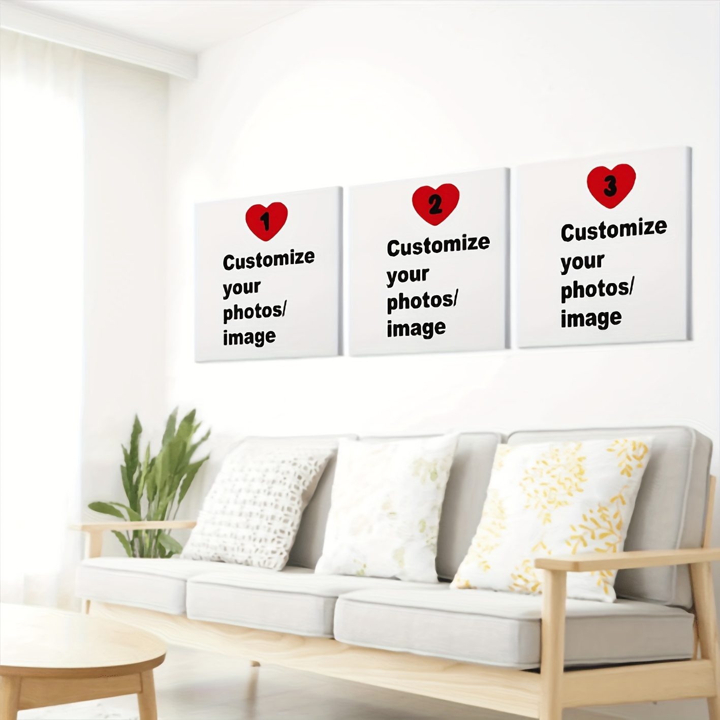 3 unids/set de póster de lienz - Pet Portrait Custom reseña y precio