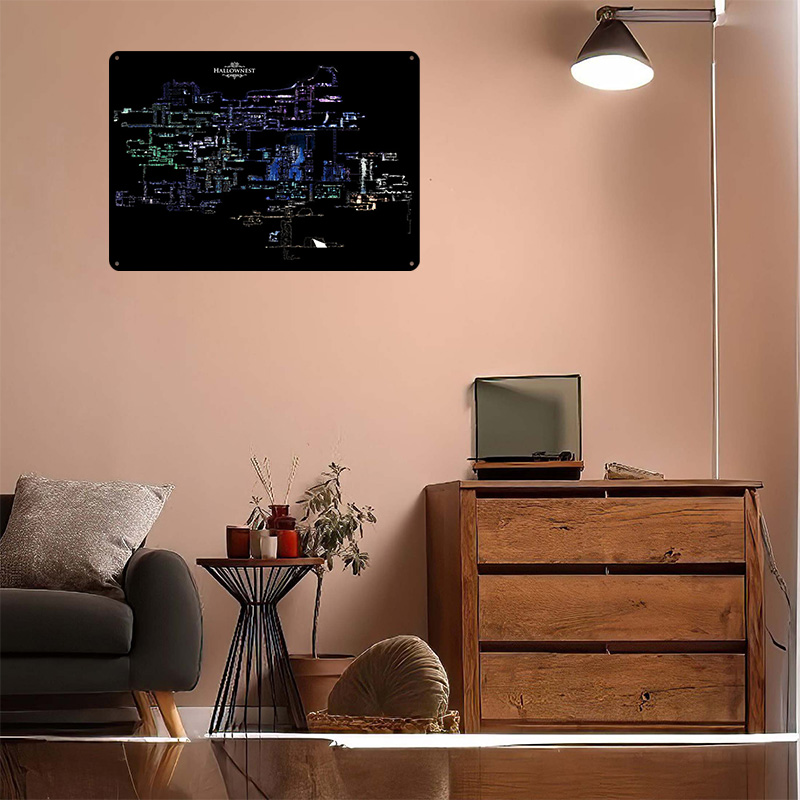 Mapa de Hallownest de Hollow K - Custom Map Poster reseña y precio