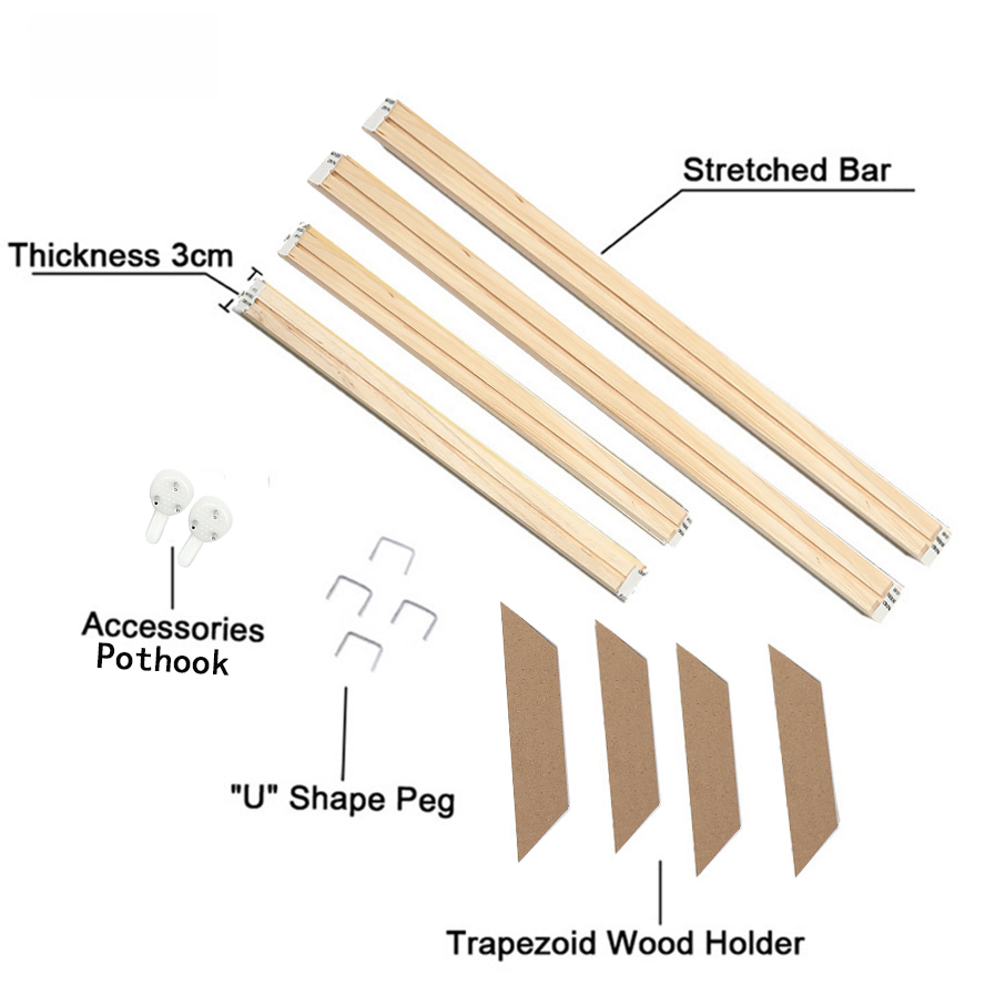 70x140 100x150 marco de madera - Engraved Wood Frame reseña y precio