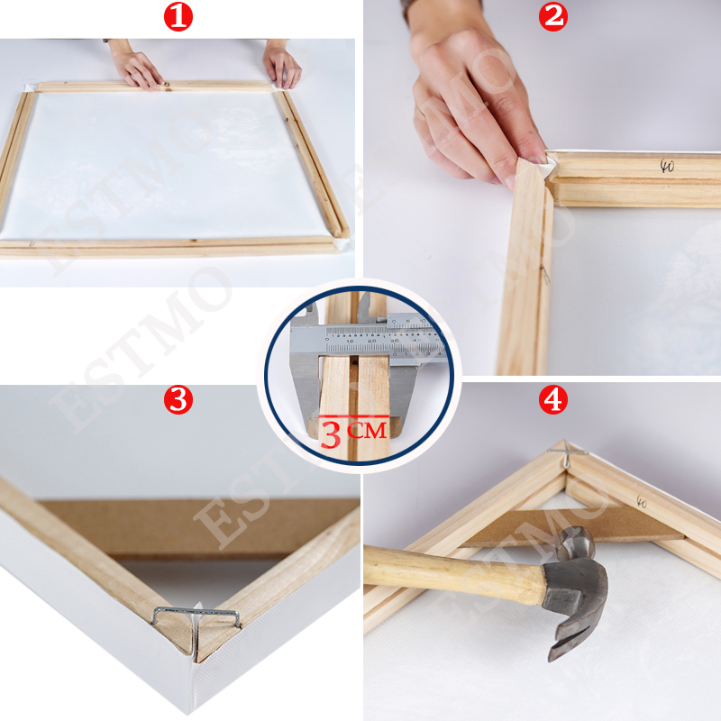 70x140 100x150 marco de madera - Engraved Wood Frame reseña y precio