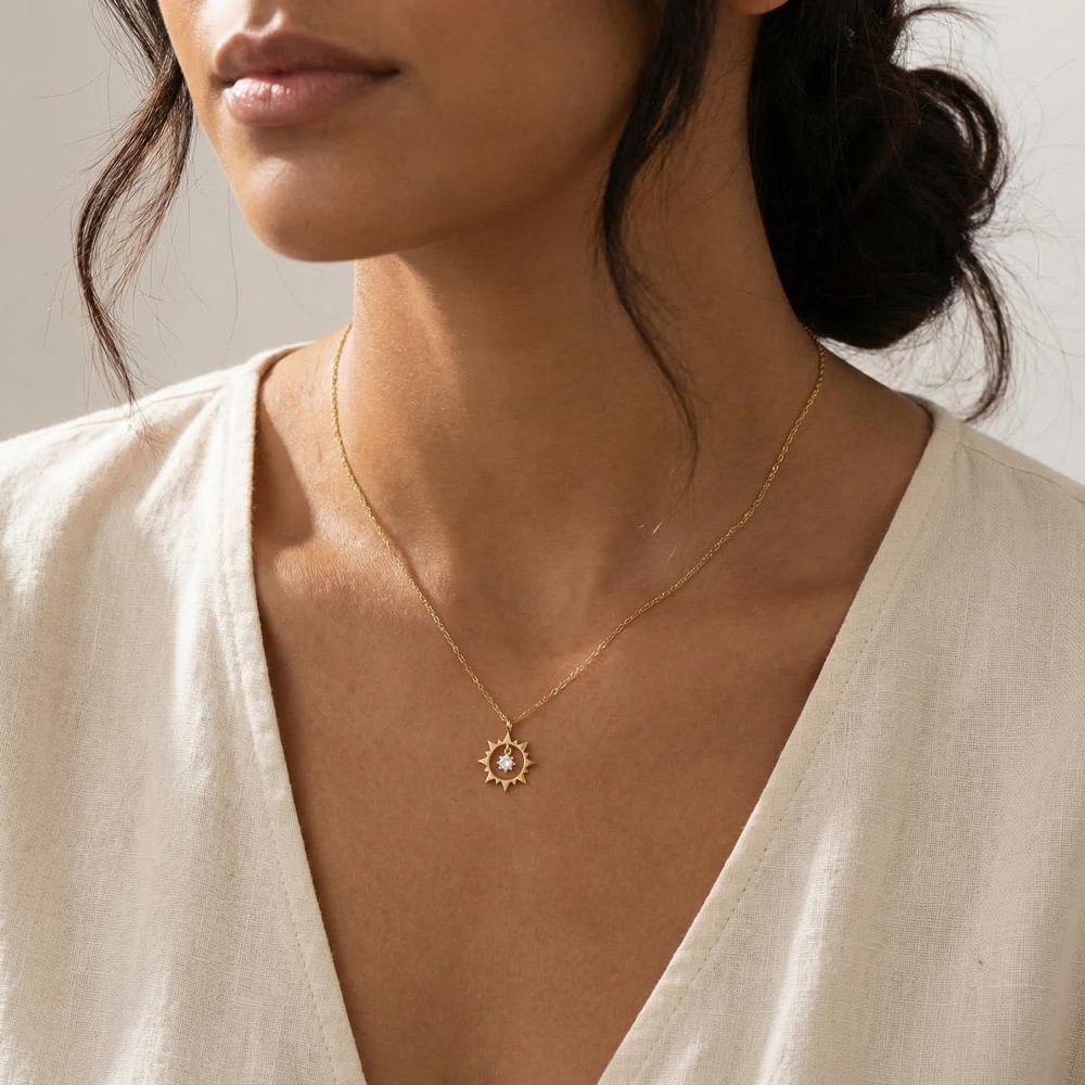 Collar de Sol Vintage Personal - Birth Flower Necklace reseña y precio