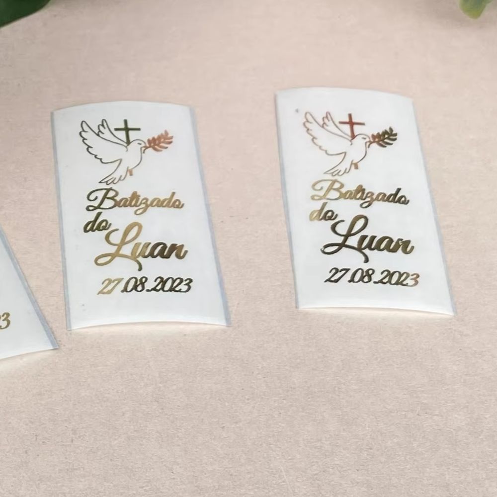 Pegatinas de vela cónica perso - Personalised Candle Label reseña y precio
