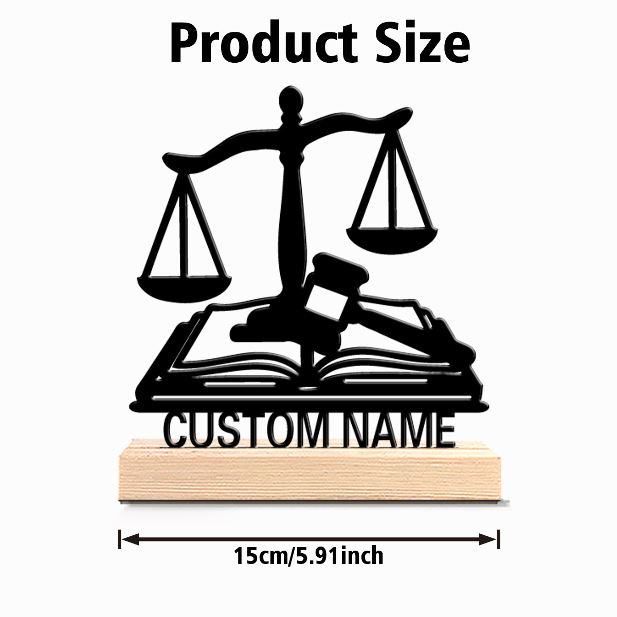 1 pieza de arte metálico perso - Engraved Wood Frame reseña y precio