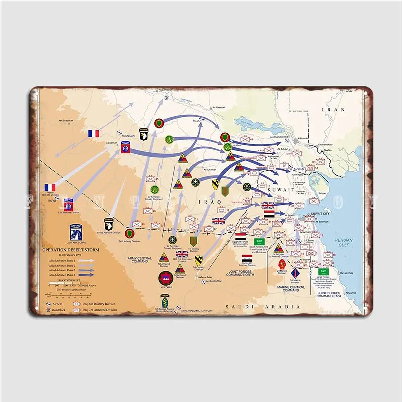 Operación, tormentas del desie - Custom Map Poster reseña y precio