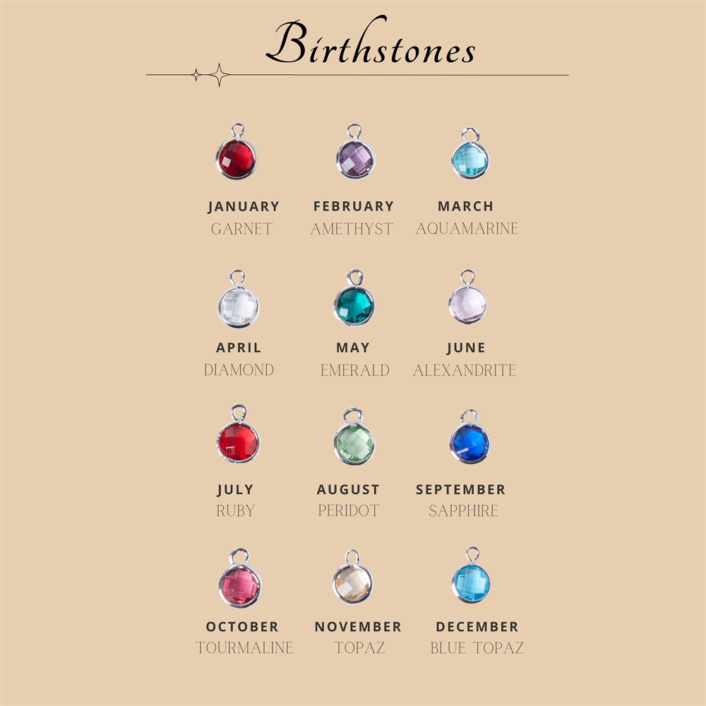 Mosquetón personalizado con no - Birth Flower Necklace reseña y precio